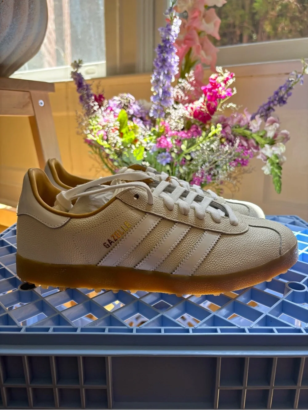 unisex adidas gazelle lux spikeless golf shoes